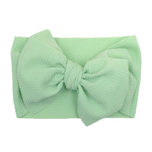 Load image into Gallery viewer, Baby Girls Headband Toddler Big Bow Hairband Cute Solid Stretch Turban For Baby Girls
