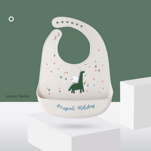 Load image into Gallery viewer, Food Grade Silicone Baby Bibs Waterproof Bib for Newborn Boy Girl Feeding Towel Burp Cloth For Kids