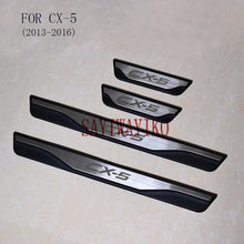 Load image into Gallery viewer, FIT For Mazda CX-5 Cx5 2013 2015 2017 2018-2022 Door Sill Scuff Plate Welcome Pedal Stainless Steel Car Styling Car Accessories