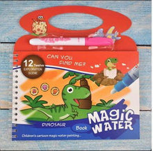 将图片加载到图库查看器,Montessori Coloring Book Doodle & Reusable Magic Pen Painting Drawing Board For Kids Baby Educational Birthday Toy