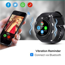 Load image into Gallery viewer, Famous Sport Men Smart Watch WIth SIM card For Android and IOS sistems With Camera Rounded Answer Call Dial Call Smartwatch and Heart Rate Fitness Tracker