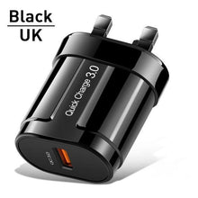 Load image into Gallery viewer, Quick Charge QC 3.0 USB Charger Universal Mobile Phone Charger Wall Fast Charging Adapter