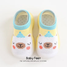 将图片加载到图库查看器,Baby Shoes First Shoes Toddler First Walkers Boy Soft Sole Rubber Outdoor Baby Shoes Cute Animal Baby Anti-slip Booties