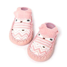 将图片加载到图库查看器,Modern Elegant Baby Girls & Boys Autumn Winter Cotton Soft Sole Cartoon Shoes Socks For Baby Kids