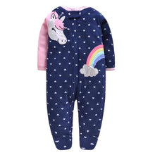 Load image into Gallery viewer, Home Love Romper Fleece Jumpsuit For Newborn Baby Boys And Baby Girl New Born Baby Clothes