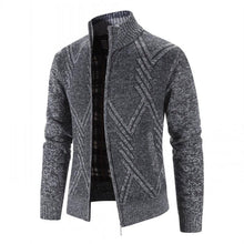 将图片加载到图库查看器,New Autumn Winter Jacket Men Warm Casual Slim Fit Fleece Jacket Elegant Jackets For Men Warm Soft Sweater Solid Jackets Casual Business Men Clothing Lightweight Hooded Jackets