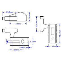 Load image into Gallery viewer, LED Inner Hinge lamp Under Cabinet Light Universal Wardrobe Light Sensor Led For Cupboard Closet Kitchen Bedroom Decor Lamp