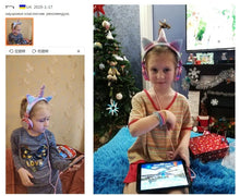 Load image into Gallery viewer, Cute Unicorn Headphones 3D Stereo Music Kids Headphones With Microphone Girls Cell Phone Children's Wired Headset Gamer Gift