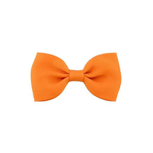 Load image into Gallery viewer, Colorful Mini Bow Tie Hair Clip Small Sweet Solid Ribbon Bow Safety Hair Clips Hairpins Baby Girl Hair Accessories