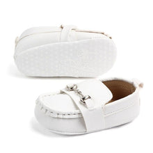 将图片加载到图库查看器,Leather Baby Shoes Fashion Infant Boys Girls Anti-slip Soft Sole Newborn First Walkers Luxury Shoes Design For Kids