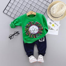 Load image into Gallery viewer, Modern Elegant Luxury Baby Boys Costume Star Camouflage Tracksuit Tops Pants 2PCS