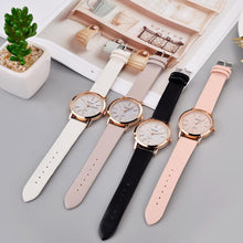 将图片加载到图库查看器,New Luxury Leather Quartz Women's Watch Ladies Fashion Watch Women Wristwatch For Women and Girls