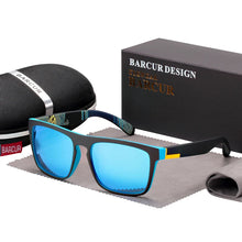 Load image into Gallery viewer, BARCUR Men's Polarized Driving Sunglasses – UV400 Protection Lightweight TR90 Frame Anti-Glare Lens Stylish Oculos de Sol Summer Sunglasses