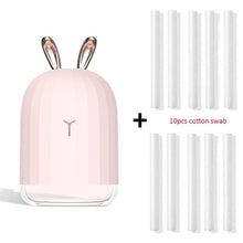 Load image into Gallery viewer, High Quality 220ML Ultrasonic Air Humidifier Aroma Essential Oil Diffuser For Home Car USB Fogger Mist Maker With LED Night Lamp