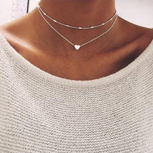 Load image into Gallery viewer, Modern Vintage Multilayer Crystal Gold Choker Pendant Necklace For Women Luxury Jewelry Perfect Gift Cool Style