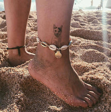 将图片加载到图库查看器,Luxury Bohemian Star Shell Ankle Bracelet Foot Jewelry Brecelet Simple Shell Anklets for Women Summer Style