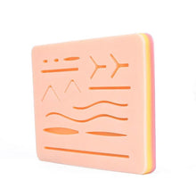 Load image into Gallery viewer, Human Traumatic Silica Gel Suture Material Skin Pad Set Medicine Practice Surgical Suture Training Kit Medical Equipment