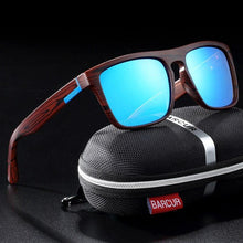 将图片加载到图库查看器,Luxury Polarized Imitation Wood Sunglasses for Men and Women Retro Sunglasses Fashion Retro Style Oculos de sol