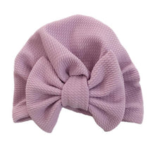 Load image into Gallery viewer, Modern Turban Baby Girls Bow Turban Hats Cotton Kids Beanie Children Hats Accessories For Girls Baby