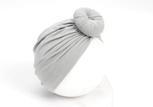 将图片加载到图库查看器,Newborn Toddler Kids Turban Cotton Beanie Hat Winter Cap Knot Solid Soft Sleeping Caps For Kids