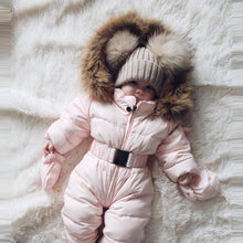 将图片加载到图库查看器,Winter Clothes For Infant Baby Hooded Warm Thick Snowsuit Jumpsuit Romper for Boys and Girls Style