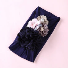 将图片加载到图库查看器,Handmade Flower Baby Headbands For Newborn Girls Nylon Elastic Hair Bands Headwear For Baby Girls