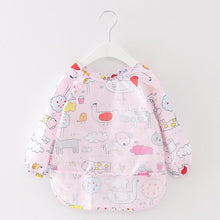 将图片加载到图库查看器,Modern Luxury NEW Baby Cute Cartoon Waterproof Long Sleeve Apron Baby Feeding Bib for Children Baby and Kids