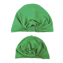 将图片加载到图库查看器,Modern popular Mother and Daughter Turban Headband Set Girls Headwear Mother and Baby Turban Headbands Set Lovely Knot Beanie Baby Hair Accessories