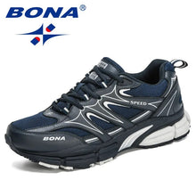 Load image into Gallery viewer, BONA New Designers Action Leather Mesh Running Shoes Men Large Size Sneakers Sport Shoes Man Walking Jogging Footwear
