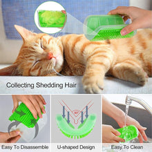 Load image into Gallery viewer, Massager for Cats Pet Products Pets Goods Brush Remove Hair Comb Grooming Table Dogs Care Accessories Things Strip Soft Cat Massage Brushes Wall Mounted Scraper for Kitten