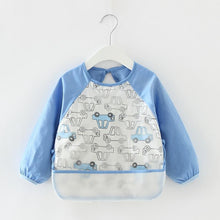 将图片加载到图库查看器,Modern Luxury NEW Baby Cute Cartoon Waterproof Long Sleeve Apron Baby Feeding Bib for Children Baby and Kids