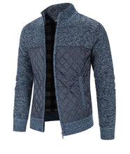 将图片加载到图库查看器,New Autumn Winter Jacket Men Warm Casual Slim Fit Fleece Jacket Elegant Jackets For Men Warm Soft Sweater Solid Jackets Casual Business Men Clothing Lightweight Hooded Jackets