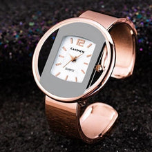 将图片加载到图库查看器,Women Watches New Luxury Brand Bracelet Watch Gold Silver Dial Lady Dress Quartz Clock Hot For Women and Girls