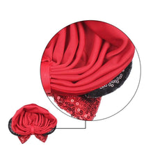 Load image into Gallery viewer, Modern Shiny Cute Dot Big Bow Baby Cap Hat For Girls Kids Flannel Beanie Autumn Winter Warm Girls Turbans