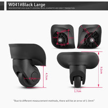 将图片加载到图库查看器,HANLUOKE W041 Trolley Case Luggage Wheel Universal Travel Suitcase Parts Accessories High Quality Rubber Luggage Wheel Rubber