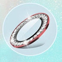 Load image into Gallery viewer, 2023 New Diamond Bling Metal Ring Glass Protective Cap For iPhone 14 13 12 11 Pro Max Mini Camera Lens Circle Protector Paste Tempered Glass Camera Cover Camera Lens Protector