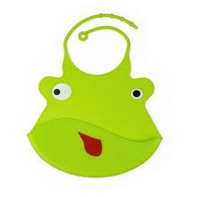 将图片加载到图库查看器,Silicone Baby Bibs waterproof Baby Saliva Towel Animal Adjustable Cloths Bandana Soft Feeding Cartoon Bib For Kids