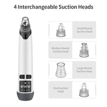 Load image into Gallery viewer, Hot Compress Blackhead Remover Vacuum Suction Acne Pore Cleaner Electric Nose Face Deep Cleansing Skin Care Device Birthday Gift