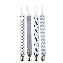 将图片加载到图库查看器,4PCS/SET Infant Pacifier Clips Holder Clip Nursing Teether Clip Nipple Holder Baby Pacifier Clip Soother Holder for Pacifier for Kids and Baby