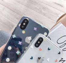 将图片加载到图库查看器,Cute Hearts Pattern Slim Thin Soft Shockproof Silicone Protective Case Case For Iphone 11 Case Cover Silicone Soft Cover For Iphone 5 5s Se 2020 6s 7 8 Plus Xs 11 Pro Max X Xr