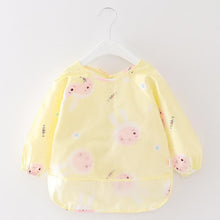 将图片加载到图库查看器,Modern Luxury NEW Baby Cute Cartoon Waterproof Long Sleeve Apron Baby Feeding Bib for Children Baby and Kids