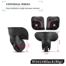 将图片加载到图库查看器,HANLUOKE W041 Trolley Case Luggage Wheel Universal Travel Suitcase Parts Accessories High Quality Rubber Luggage Wheel Rubber