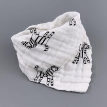 Load image into Gallery viewer, Modern 5PCS/Pack Cotton Baby Bibs 4 Lyers Girls Boys Triangle Feeding Burp Cloth Collar Scarf For Feeding