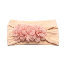 Load image into Gallery viewer, Baby Bows headbands Turban Kids Artificial Floral Elastic Toddler Solid Headband Hair Band Bow For Girls