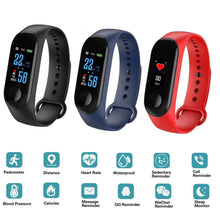 Load image into Gallery viewer, Proffesional Smart Sport Watch With Band Blood Pressure Monitor and Bracelet M3Plus Wristband for Men and Women In Modern Design