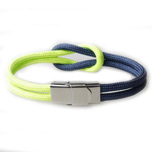 将图片加载到图库查看器,New Elegant Fashion Multi-Layer Concentric Modern Knot Rope Men Anchor Luxury Bracelet Charm Fine Bracelets For Women Fold Over Clasp Navy Style Jewelry