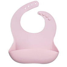 Load image into Gallery viewer, Newborns Solid Silicone Baby Feeding Bibs Burp Cloths Fashionable Breastplate Baby Stuff For Kids
