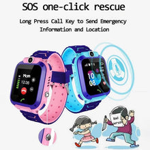 Load image into Gallery viewer, New Children's Smart Watch With SOS Smartwatch For Kids With Sim Card and Photo Camera Waterproof IP67 Protection Excelent Gift for Kids Support IOS and Android Sistems