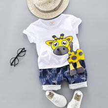 Load image into Gallery viewer, Fashion Infant Clothing Set for Boys and Girls Cute Summer Casual Clothes Set Top+Shorts Kids Clothes Summer Edition T shirt and Pants Set