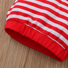 Load image into Gallery viewer, 3PCS Romper Jumpsuits+Striped Pant Christmas Clothes Set Kids for Infant Boys/Girls In Christmas Printed Design